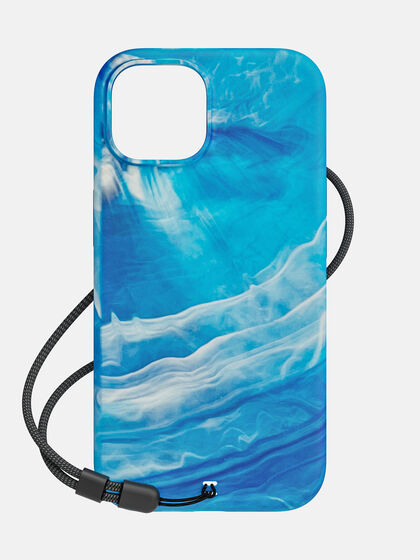 Carve Marble (Blue/White) Case with MagSafe for iPhone 15, , large